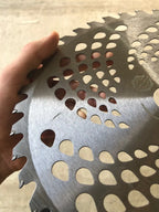 🇪🇸 Disco de corte de césped especializado, 40 dientes de carburo de tungsteno (incluye accesorios)