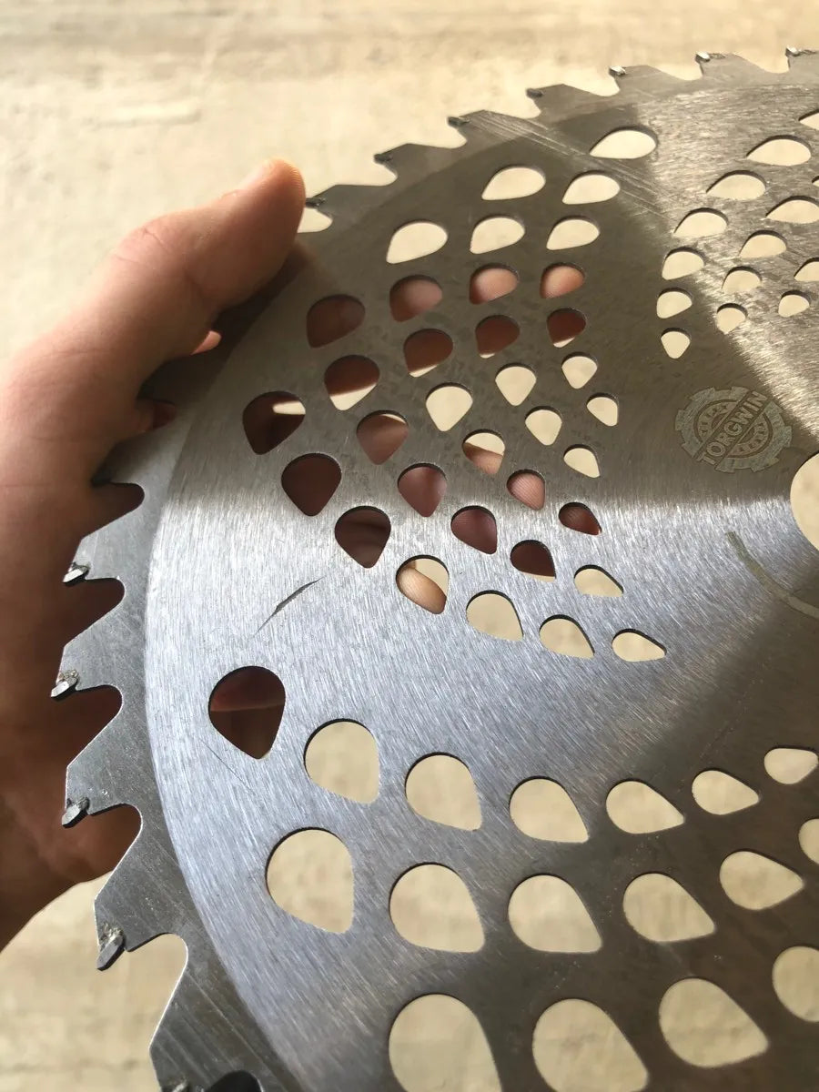 🇪🇸 Disco de corte de césped especializado, 40 dientes de carburo de tungsteno (incluye accesorios)