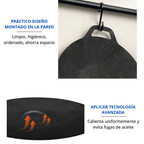 Sartén antiadherente multiusos de 6 capas, se puede utilizar para placas de inducción