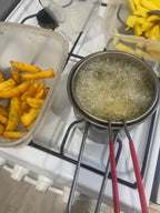 🇪🇸 Olla freidora de 1,2L en acero inoxidable 304 alemán, compatible con cocinas de vitrocerámica e inducción (IH)