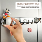 Soportes de acero inoxidable con 5 ganchos, cómodos y capaces de soportar hasta 20 kg