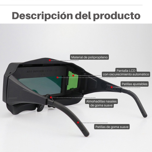 Gafas De Soldadura Por Arco Con Oscurecimiento Automático: Protección Para Soldadores
