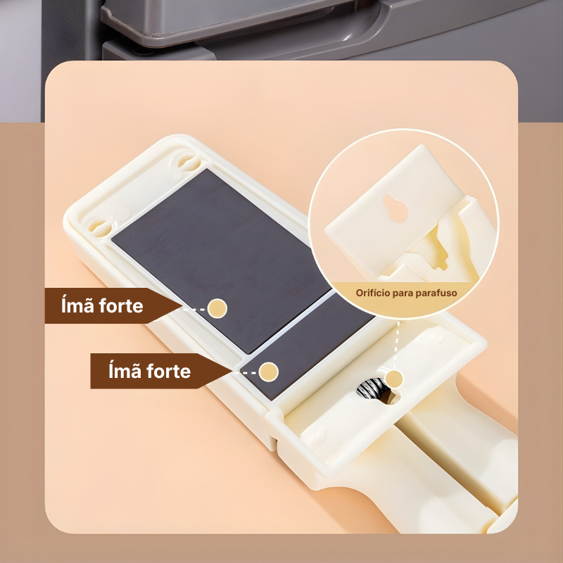 Tesoura de Corte de Ossos em Aço Inoxidável Premium, com Ímã para Fixação na Geladeira