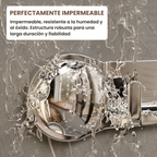 Soportes de acero inoxidable con 5 ganchos, cómodos y capaces de soportar hasta 20 kg