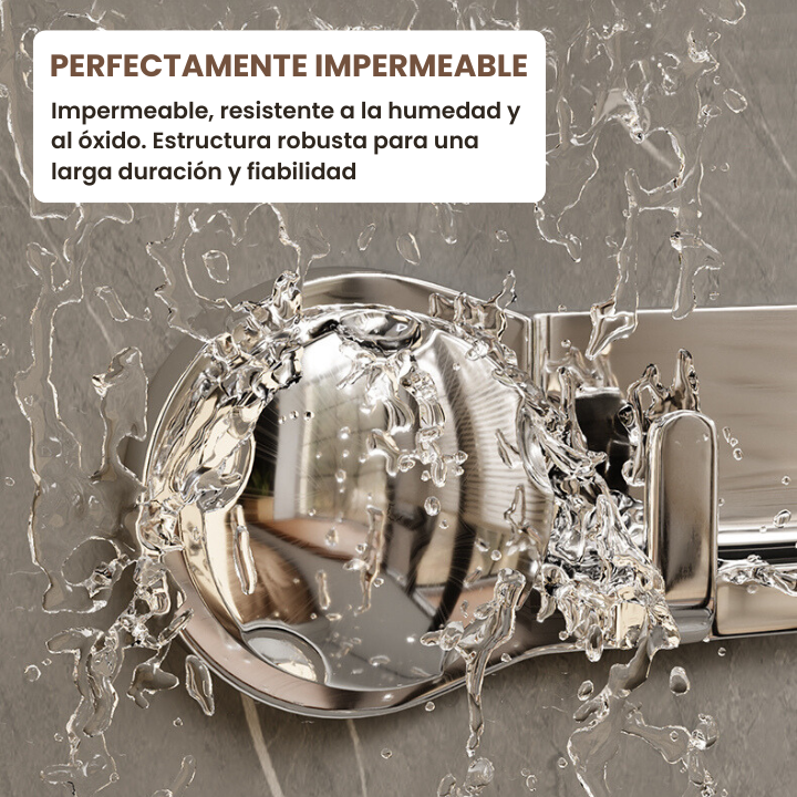 Soportes de acero inoxidable con 5 ganchos, cómodos y capaces de soportar hasta 20 kg