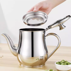 ⚡ Botella de aceite de acero inoxidable 304 con filtro, especial para cocina