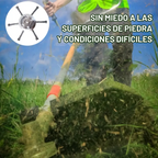 🇪🇸 El cabezal del cortacésped tiene 6 bordes de acero inoxidable (Accesorios incluidos)