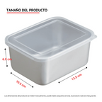 Juego de cajas de acero inoxidable 316 con tapa (13,5*10,5*6 cm)