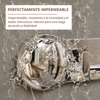 ✊ Soportes de acero inoxidable con 5 ganchos, cómodos y capaces de soportar hasta 20 kg