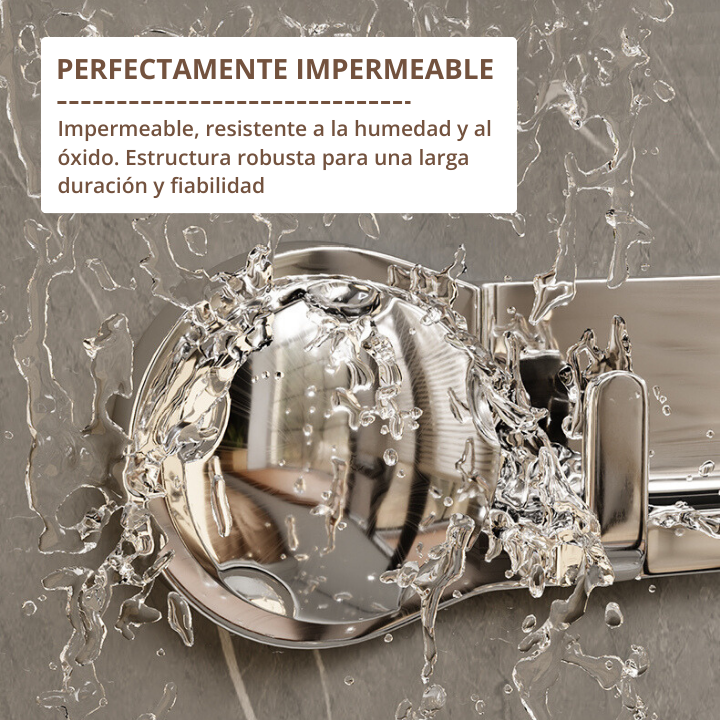 ✊ Soportes de acero inoxidable con 5 ganchos, cómodos y capaces de soportar hasta 20 kg