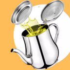 ⚡ Botella de aceite de acero inoxidable 304 con filtro, especial para cocina