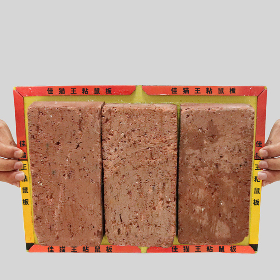 Trampa adhesiva para ratas: Nueva versión con pegamento superresistente, atrapa ratas muy rápidamente.