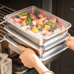 🇪🇸 (Compra 6 + 3 gratis) Cajas para alimentos de acero inoxidable alemán 304