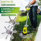 💥Descuento Del 70%| Cabezal De Cortacésped Con 6 Hojas De Acero Manganeso Inoxidable