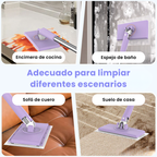 🇪🇸 Mopa con pinza para agarrar el paño en acero inoxidable alemán 304