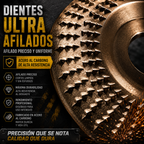 Set de 3 Discos de Desbaste — Lija, Modela y Esculpe en Segundos