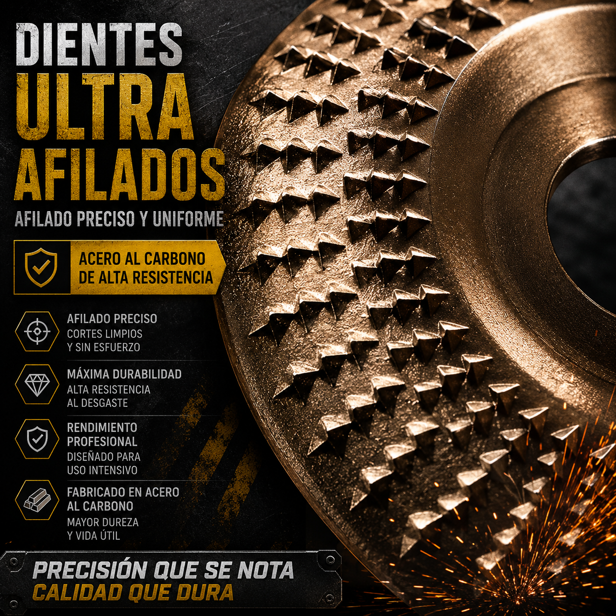 Set de 3 Discos de Desbaste — Lija, Modela y Esculpe en Segundos