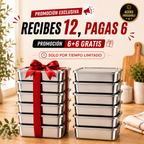 ❄️ Llévate 12, Paga 6 | Tupper Hermético Acero Inoxidable 304