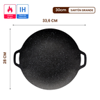 🇪🇸 Sartén de piedra Maifan antiadherente de 6 capas compatible con inducción IH