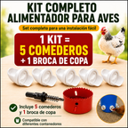 Kit Alimentador Para Aves De Corral