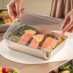 🎁 SÚPER OFERTA | Caja Para Alimentos De Acero Inoxidable Alemán 304 2000ML