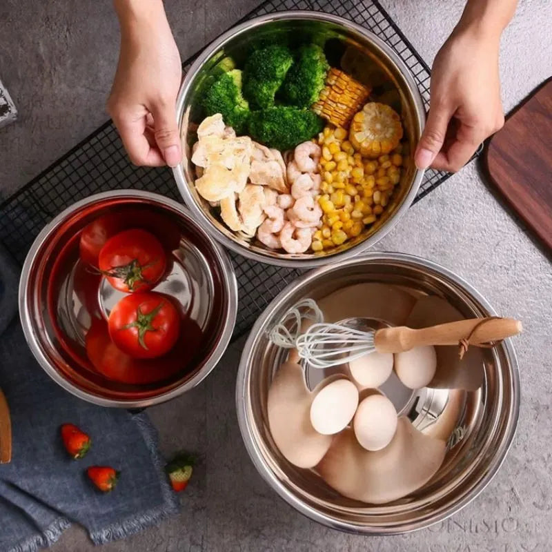 🧀 Caja Redonda de Acero Inoxidable Antibacteriano con Tapa al Vacío