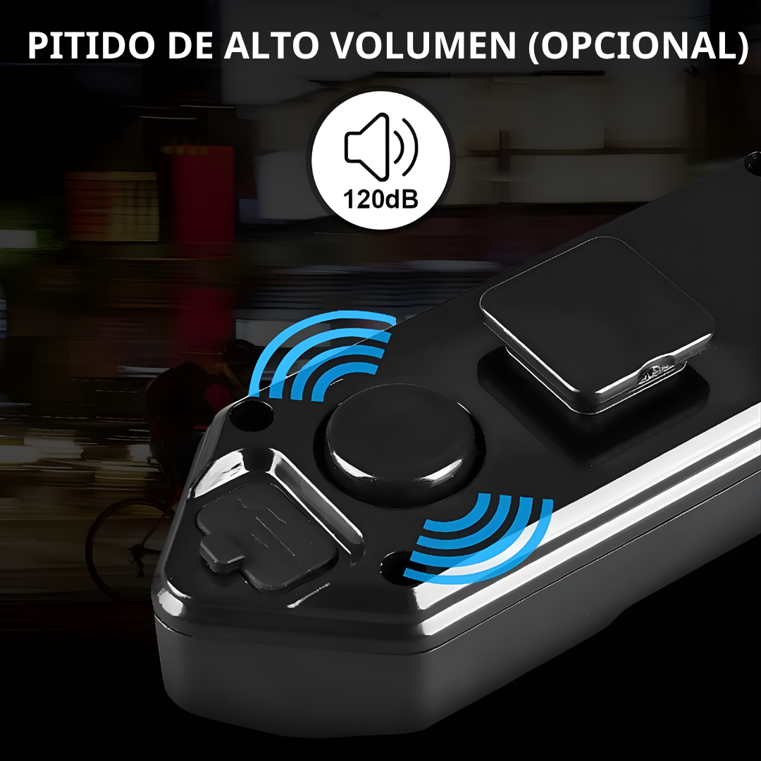 Luz trasera de bicicleta con señal de giro inalámbrica, recargable, con 5 modos de iluminación
