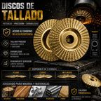 ⚙️ Set de 3 Discos de Desbaste — Lija, Modela y Esculpe en Segundos