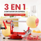🇪🇸 Máquina de acero alemana 3 en 1 para cortar verduras en espiral - pelar - descorazona