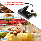 🇪🇸 Trampa para Ratones de Activación Automática Súper Sensible – Captura Rápida y Precisa