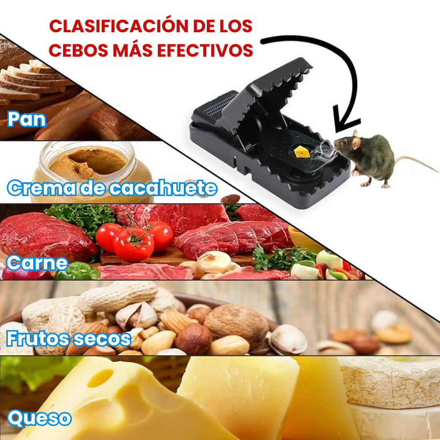 🇪🇸 Trampa para Ratones de Activación Automática Súper Sensible – Captura Rápida y Precisa