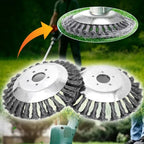Disco de Alambre de Acero para Desbrozadora — Corte 360° | Compatible Universal