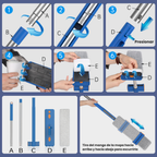 🇪🇸 AQUAMOP PRO™ a 360° - Mopa autoescurrible de acero inoxidable alemán 304