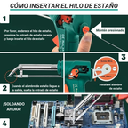 Pistola de soldadura térmica multifuncional de 80W portátil