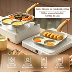 🍳 Sartén antiadherente de 3 esquinas con almohadilla termosensible