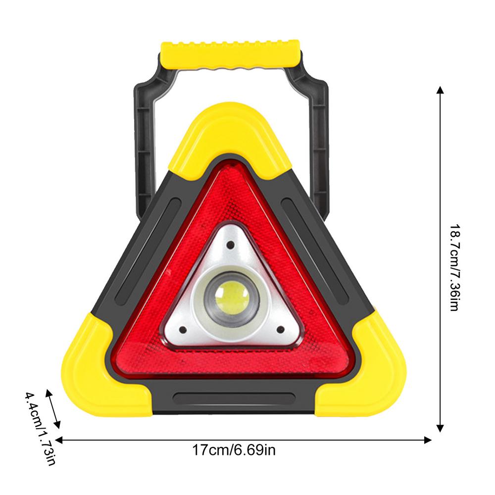 🇪🇸 (SÚPER OFERTA) Triángulo De Advertencia Para Automóvil Con Luz LED Integrada