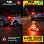 Triángulo de emergencia para coche con luz LED integrada