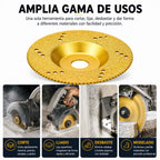 ⚡ DESCUENTO DEL 70% | Disco Diamantado 5 en 1 – Corta, Lija y Moldea en Pocos Segundos