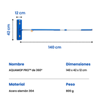🇪🇸 AQUAMOP PRO™ a 360° - Mopa autoescurrible de acero inoxidable alemán 304