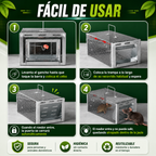 BestSeller™ - Jaula Trampa Humanitaria para Ratones, Ratas y Ardillas Vivas