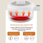 Sartén eléctrica con pantalla LCD, múltiples modos de cocción y sensor de temperatura automática