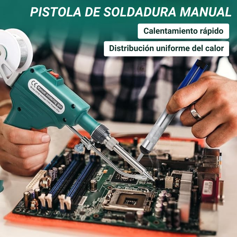 Pistola de soldadura térmica multifuncional de 80W portátil