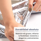 Rollo de 10m de papel de aluminio impermeable para cocina