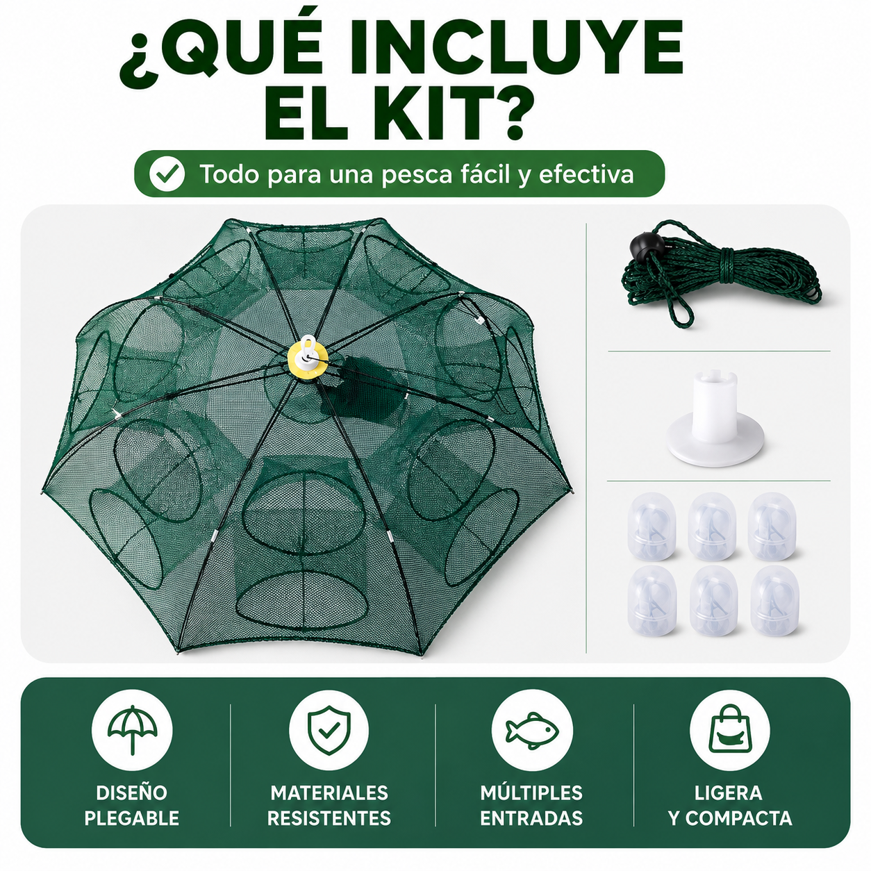 🐠Trampa De Pesca Automática