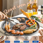 ⚡ Sartén parrilla universal para cocina de gas, cocina de inducción y llama abierta