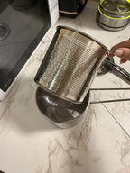 🇪🇸 Olla freidora de 1,2L en acero inoxidable 304 alemán, compatible con cocinas de vitrocerámica e inducción (IH)