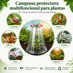 🌱 Cubierta Protectora para Plantas – Reutilizable y Fácil de Instalar