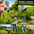 🇪🇸 Cabezal De Desbrozadora Con 6 Cuchillas De Acero Trenzado