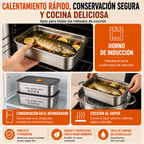 ⚜️ Recipientes Para Alimentos De Acero Inoxidable Alemán 316 Con Tapa Al Vacío