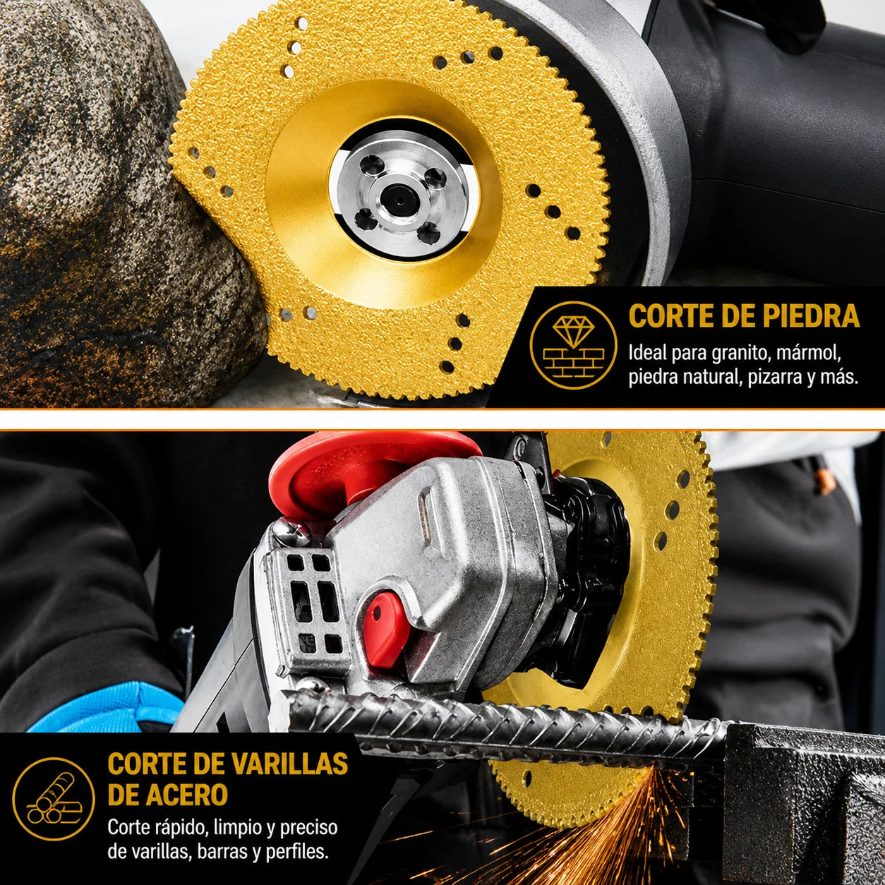 ⚡ DESCUENTO DEL 70% | Disco Diamantado 5 en 1 – Corta, Lija y Moldea en Pocos Segundos